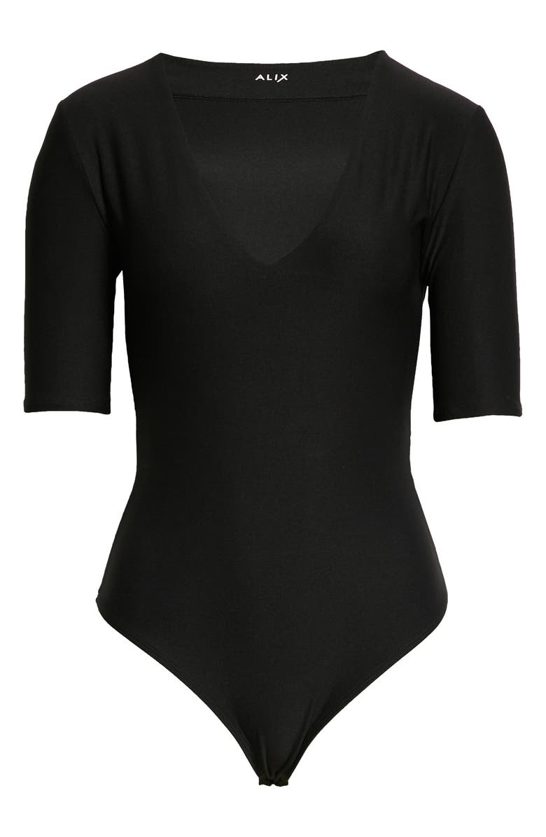 ALIX NYC Ludlow Deep V-Neck Bodysuit, Alternate, color, 