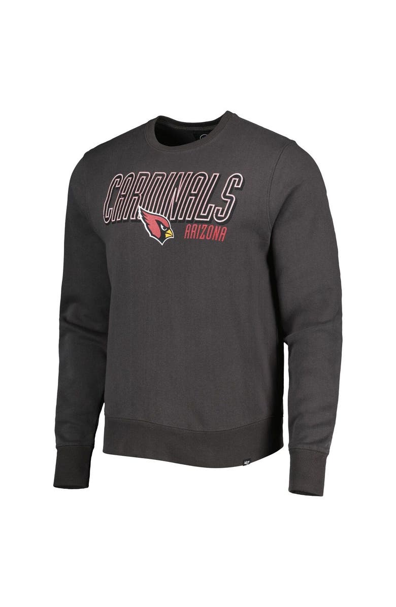'47 Men's '47 Charcoal Arizona Cardinals Locked In Headline Pullover Sweatshirt, Alternate, color, Charcoal