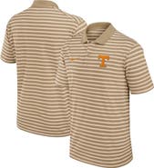 Nike Men's Nike Tan Tennessee Volunteers Athletic Prep Striped Performance Polo