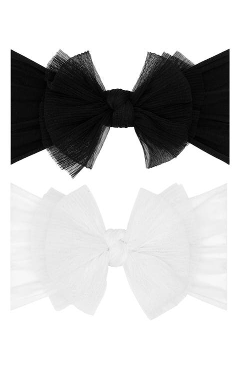 2-Pack Fab-Bow-Lous® Point d'Esprit Tulle Headbands (Baby)
