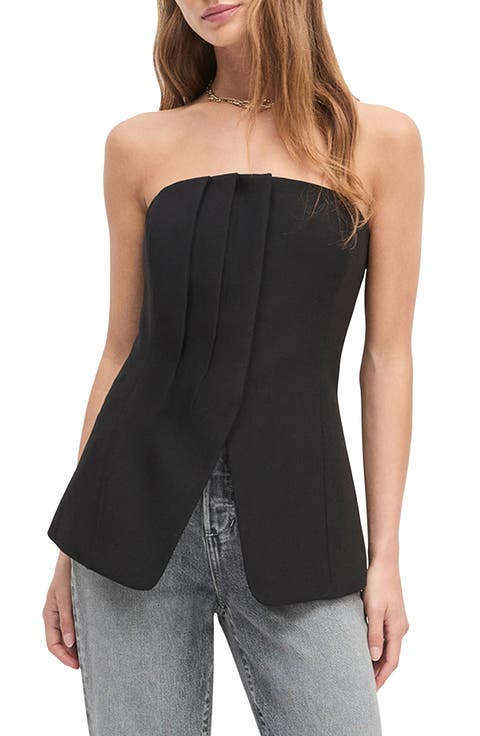 Missed Your Chance Bustier Strapless Top