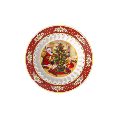 Toy's Fantasy Large Bowl Santa Brings Gifts