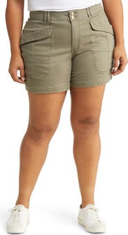 Wit & Wisdom 'Ab'Solution Flap Pocket High Waist Shorts
