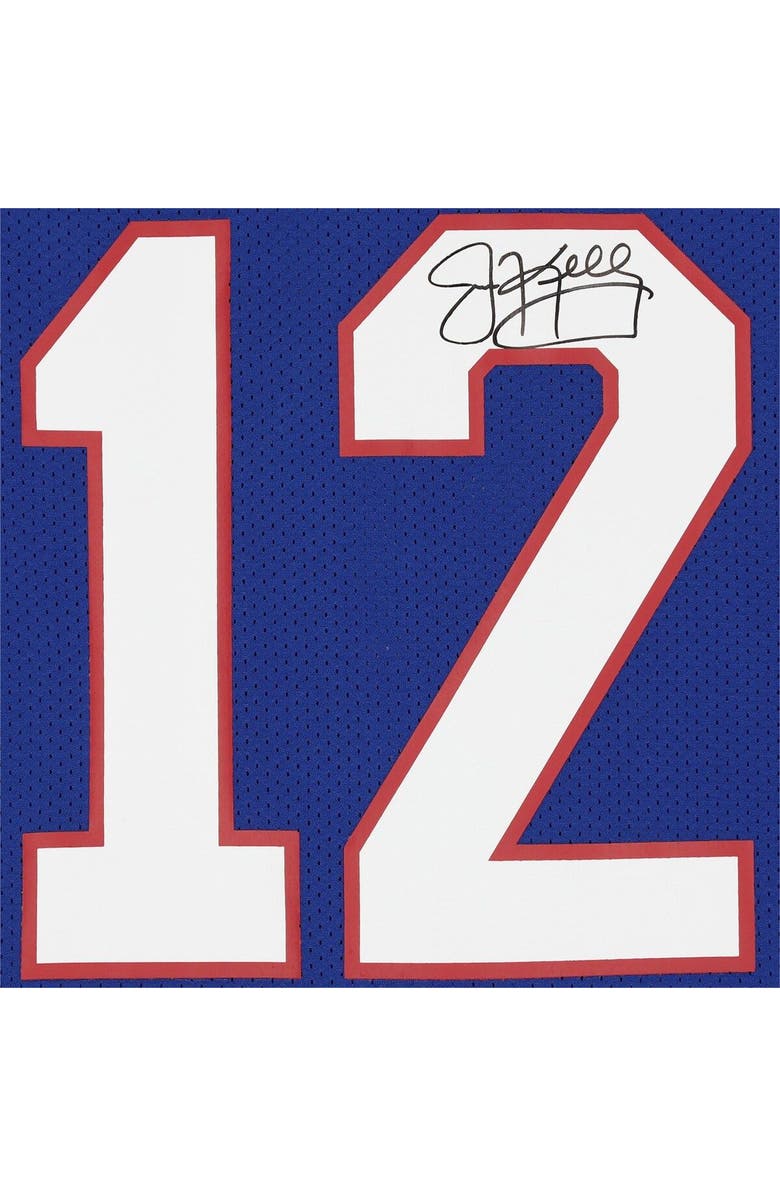 FANATICS AUTHENTIC Jim Kelly Buffalo Bills Autographed Blue Mitchell & Ness 1994 Authentic Jersey, Alternate, color,