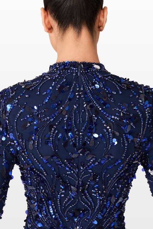Jenny Packham Kaia Gown In Blue
