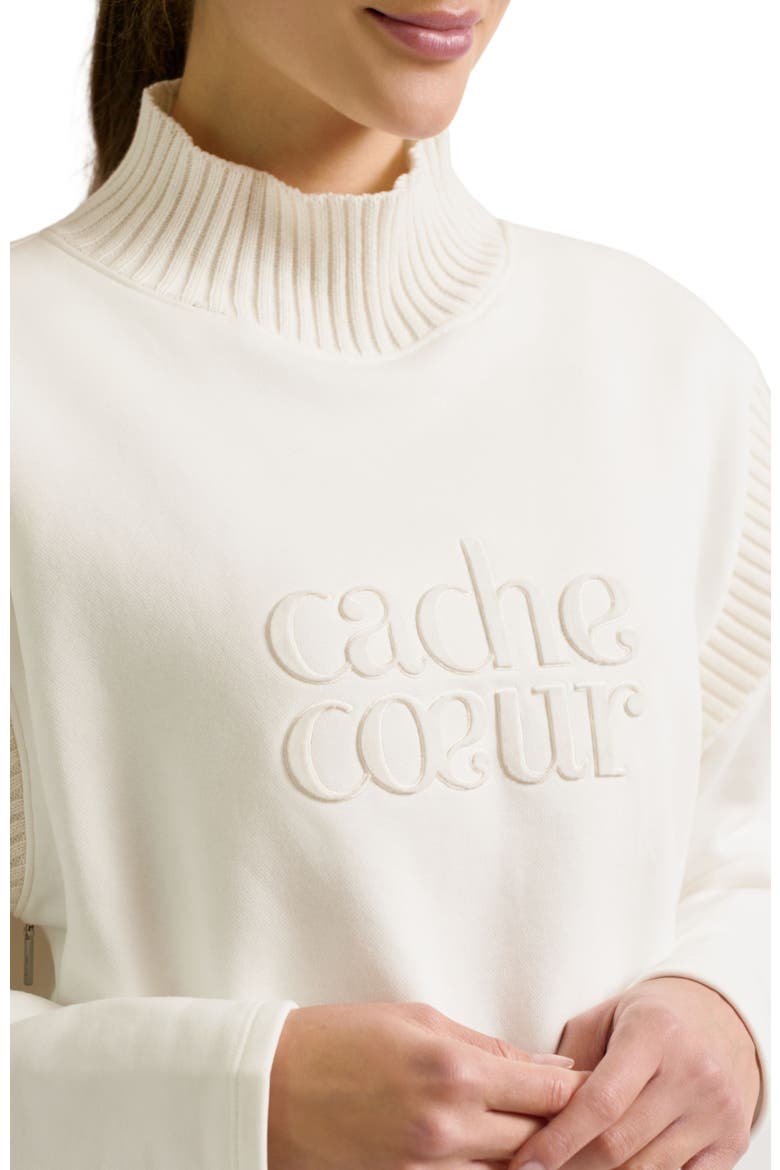 Harper Maternity & Nursing Sweatshirt, Alternate, color, Ivory