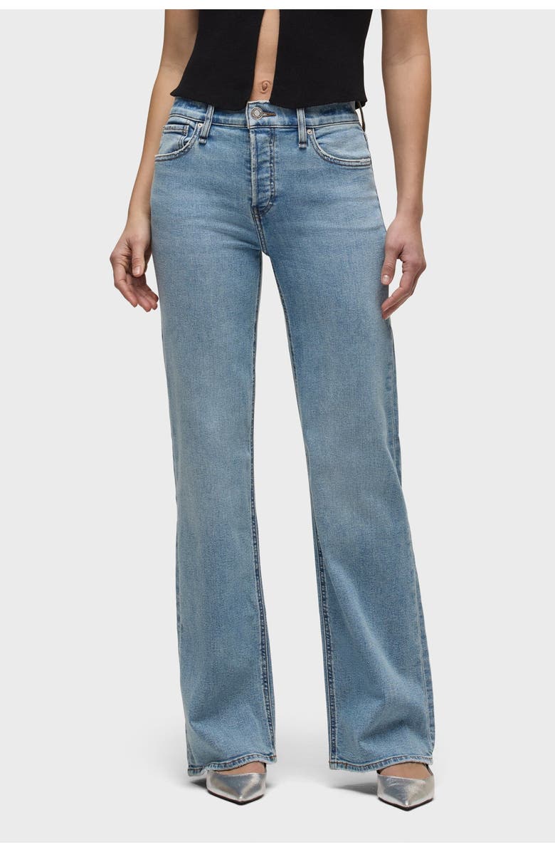 Hudson Jeans rosie high-rise wide leg petite, Main, color, Oak