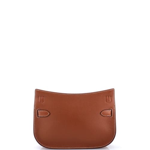 Pre-owned Hermes Hermes Jypsiere Bag Evercolor Mini In Gold