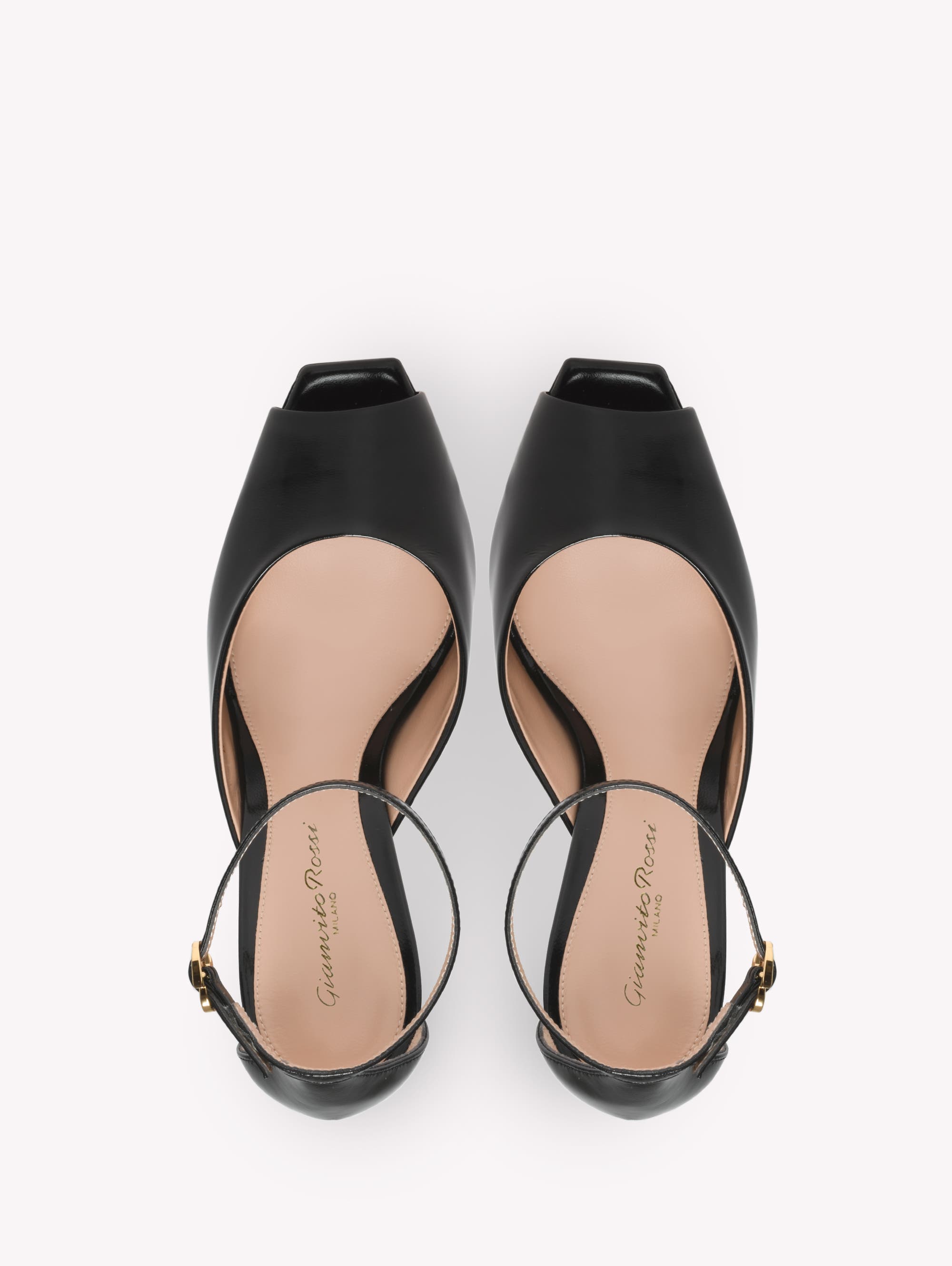 Gianvito Rossi Ethel Sandal, Alternate, color, Black Nappa