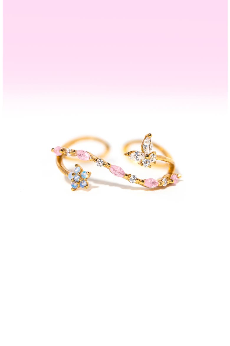 Sweet Pea Adjustable Ring, Alternate, color, GOLD