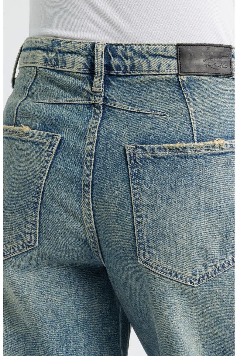 Samo High Waist Straight Leg Jeans, Alternate, color, DESERT SKY