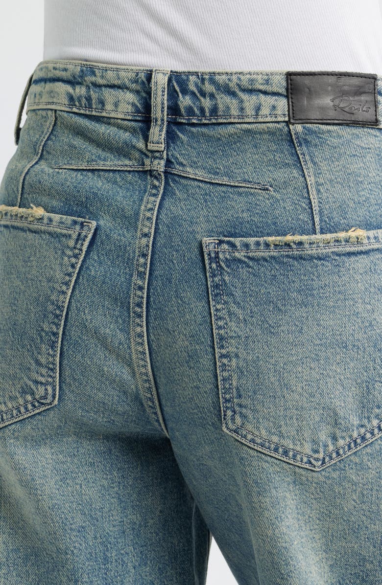 Rails Samo High Waist Straight Leg Jeans, Alternate, color, Desert Sky