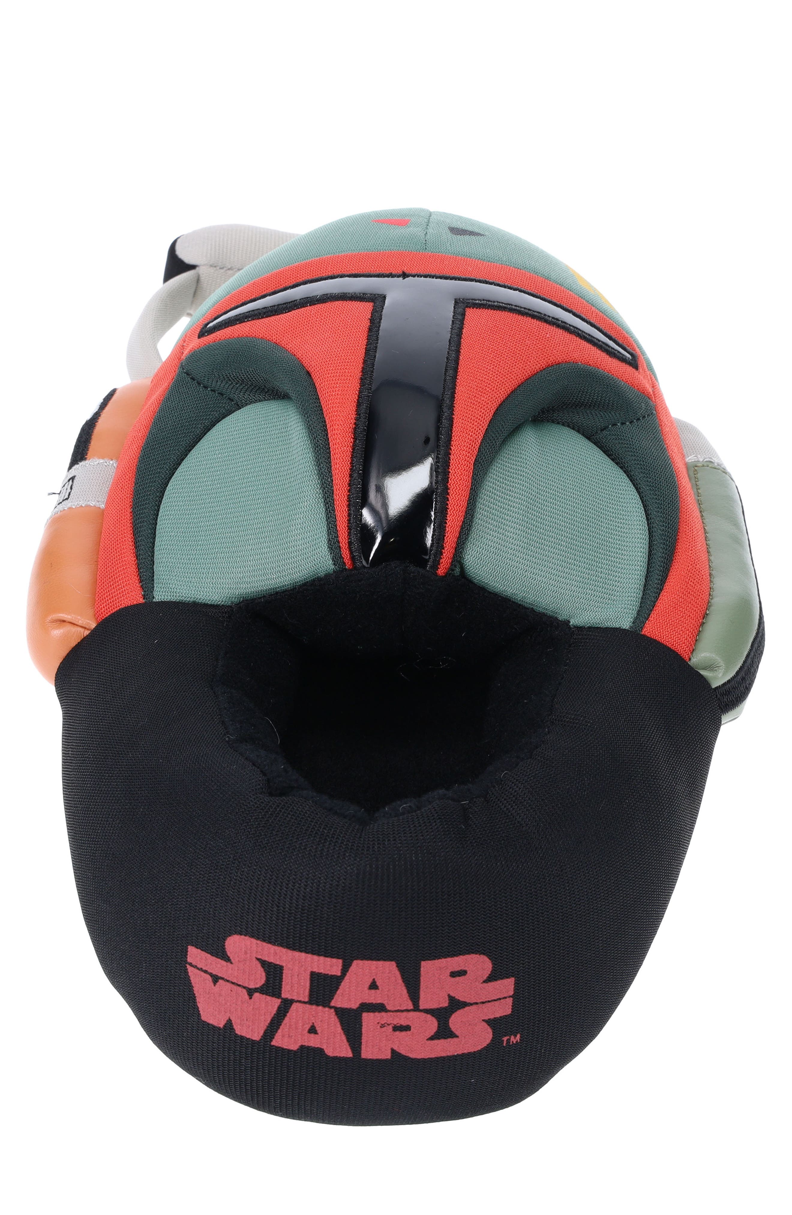 SG Footwear Star Wars<sup>®</sup> Boba Fett Full Slipper, Alternate, color, Green