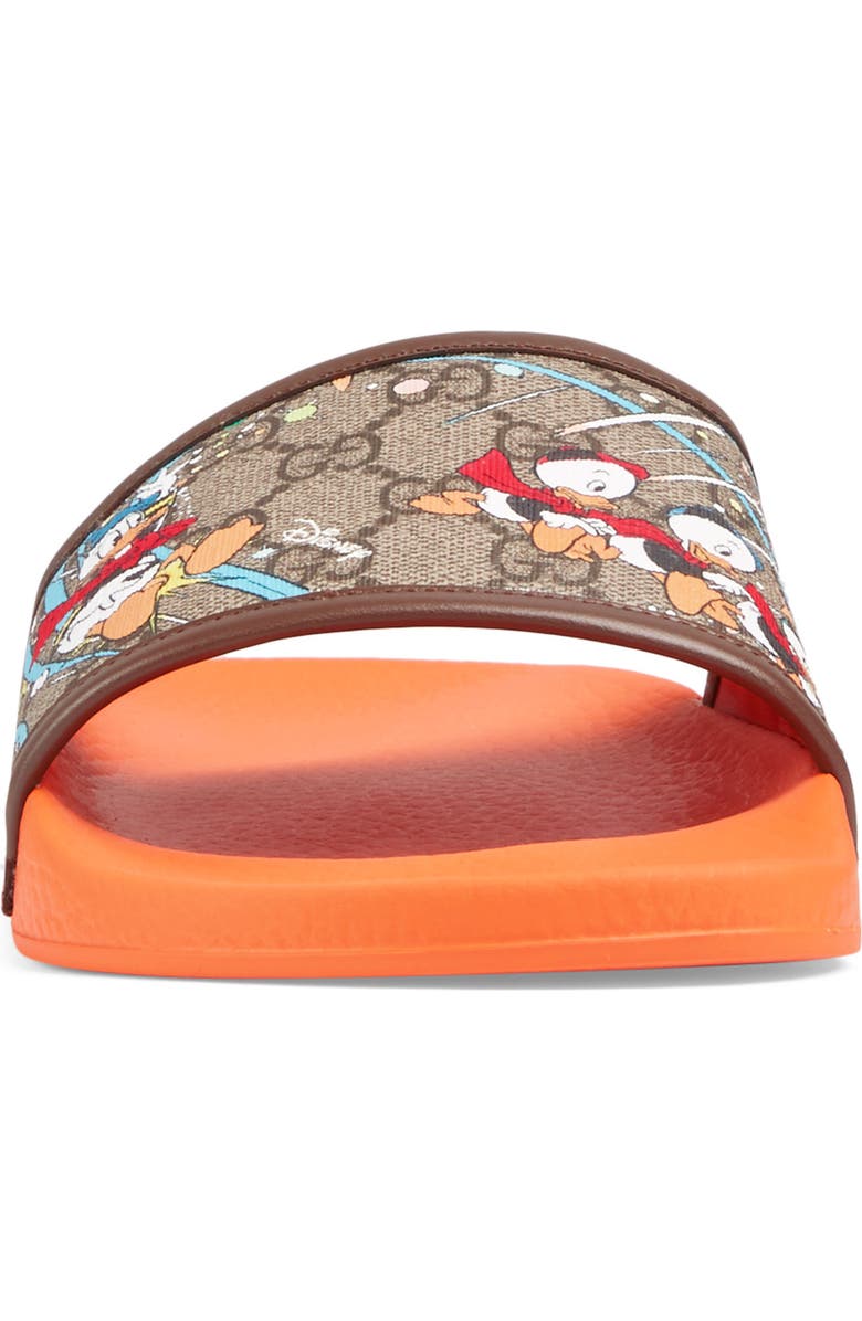 Gucci x Disney Pursuit Donald Duck Slide Sandal, Alternate, color,