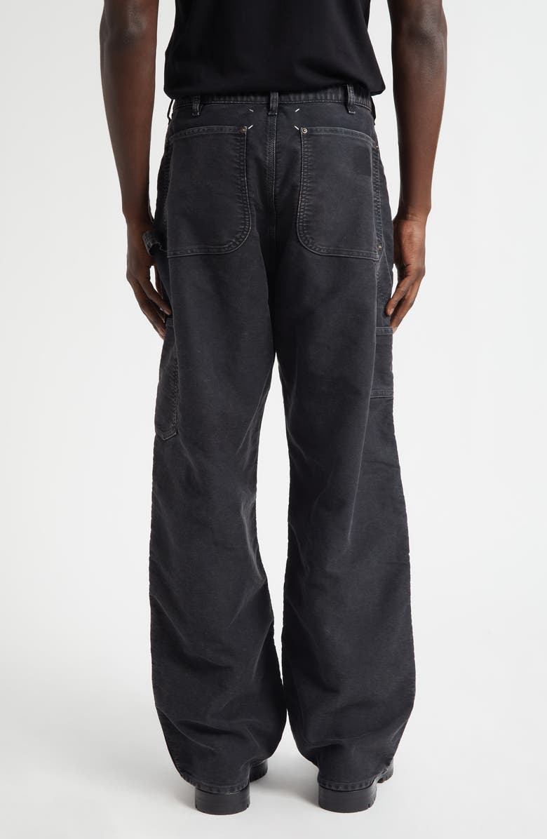 Maison Margiela Straight Leg Carpenter Jeans, Alternate, color, Marbr Black