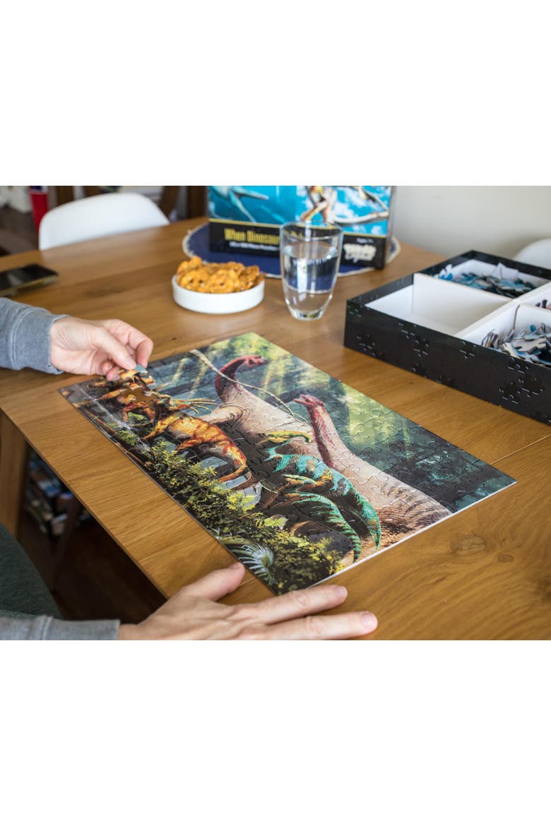 Dinosaur 100-Piece Jigsaw Puzzle Box Bundle | Set of 4, Alternate, color, Multi-Color