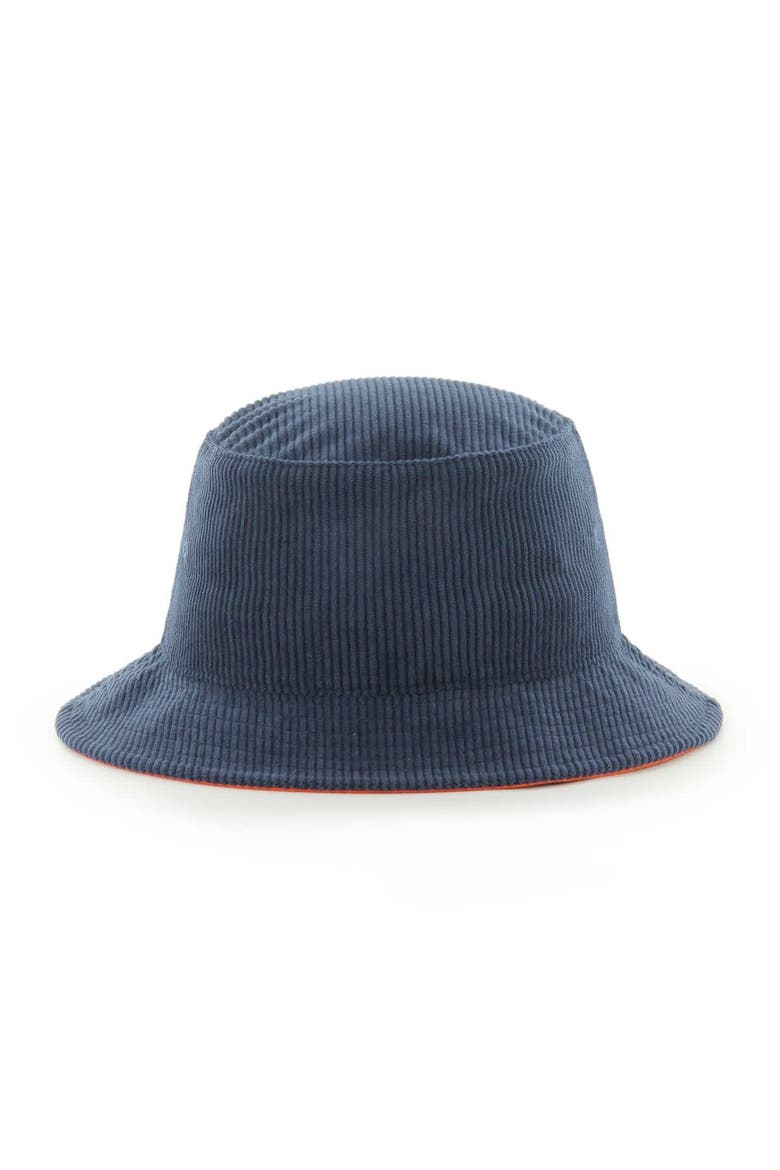 Men's '47 Navy Chicago Bears Thick Cord Bucket Hat, Alternate, color, Navy