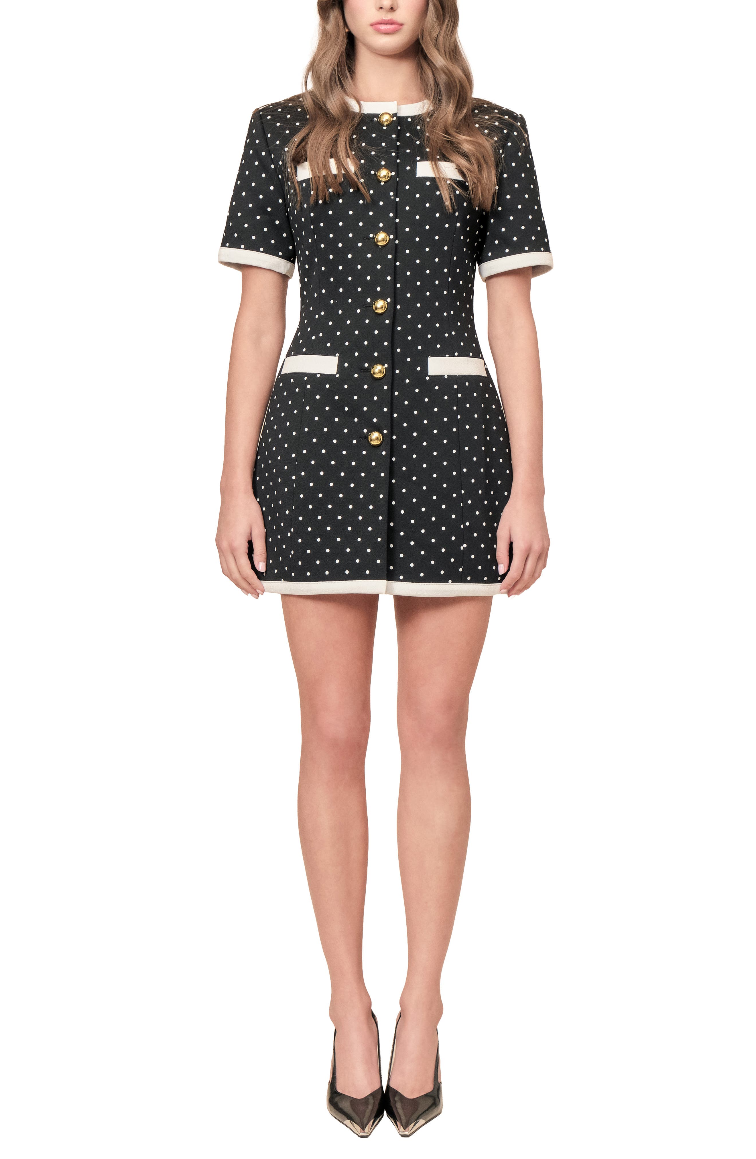 selected BLACK WHITE DOTS
