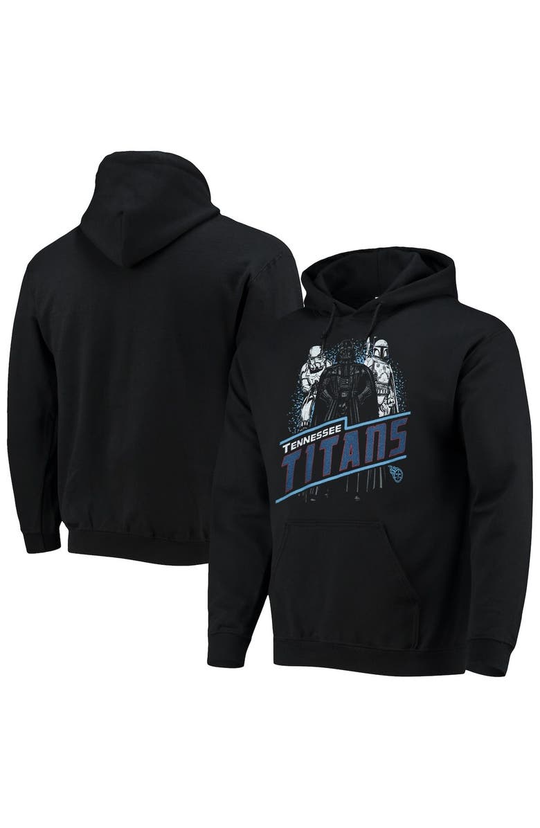 Junk Food Men's Junk Food Black Tennessee Titans Star Wars Empire Pullover Hoodie, Main, color, Black