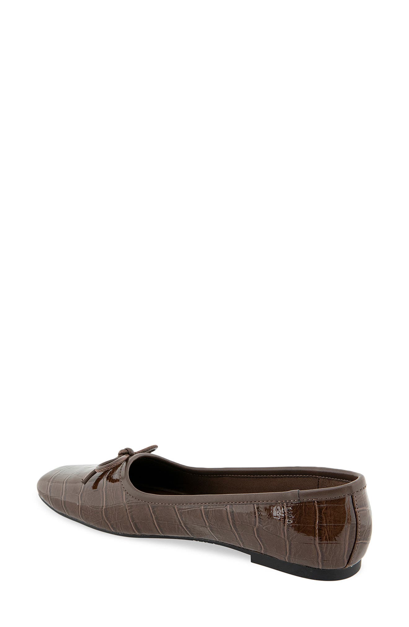 Carriah Flat, Alternate, color, CHOCOLATE CROCO