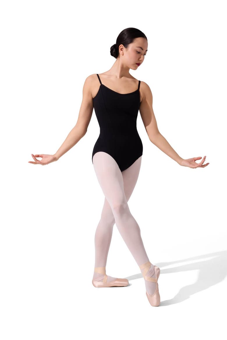 Princess Camisole Leotard, Alternate, color, black