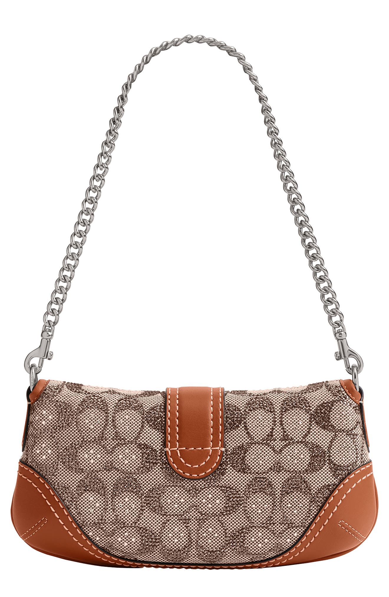 COACH Soho 25 Crystal Signature Jacquard Shoulder Bag | Nordstrom