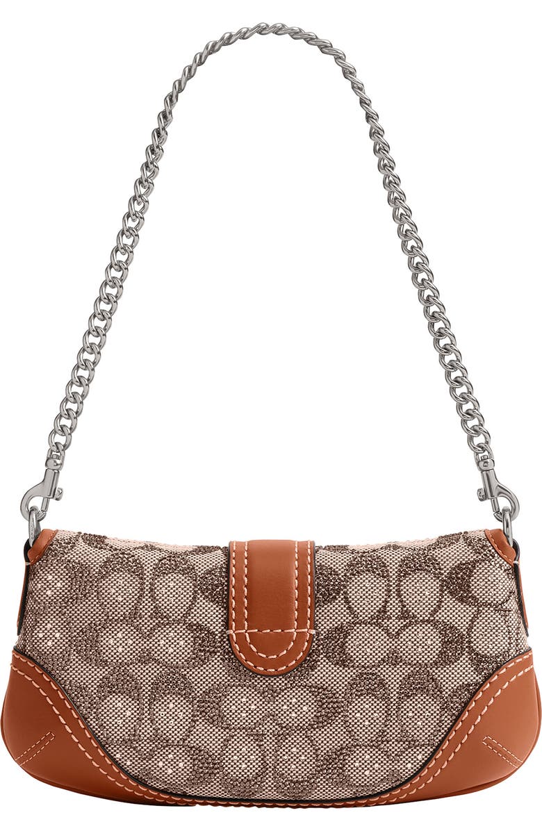 COACH Soho 25 Crystal Signature Jacquard Shoulder Bag, Alternate, color,