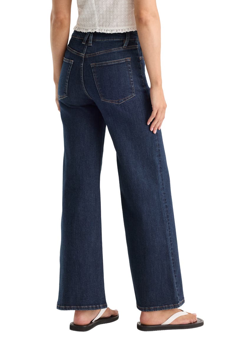 Good Waist High Waist Palazzo Jeans, Alternate, color, INDIGO1231