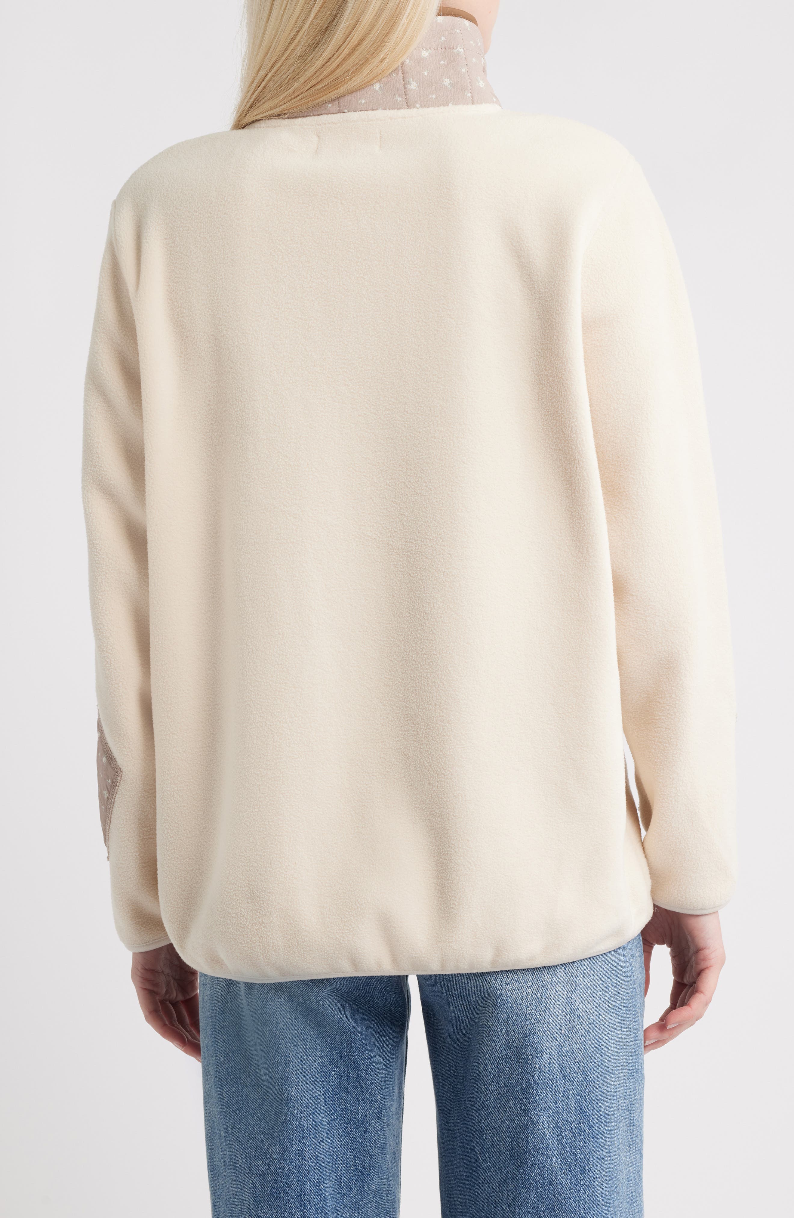 Cinnamon Petals Fleece Quarter Snap Pullover - image 2
