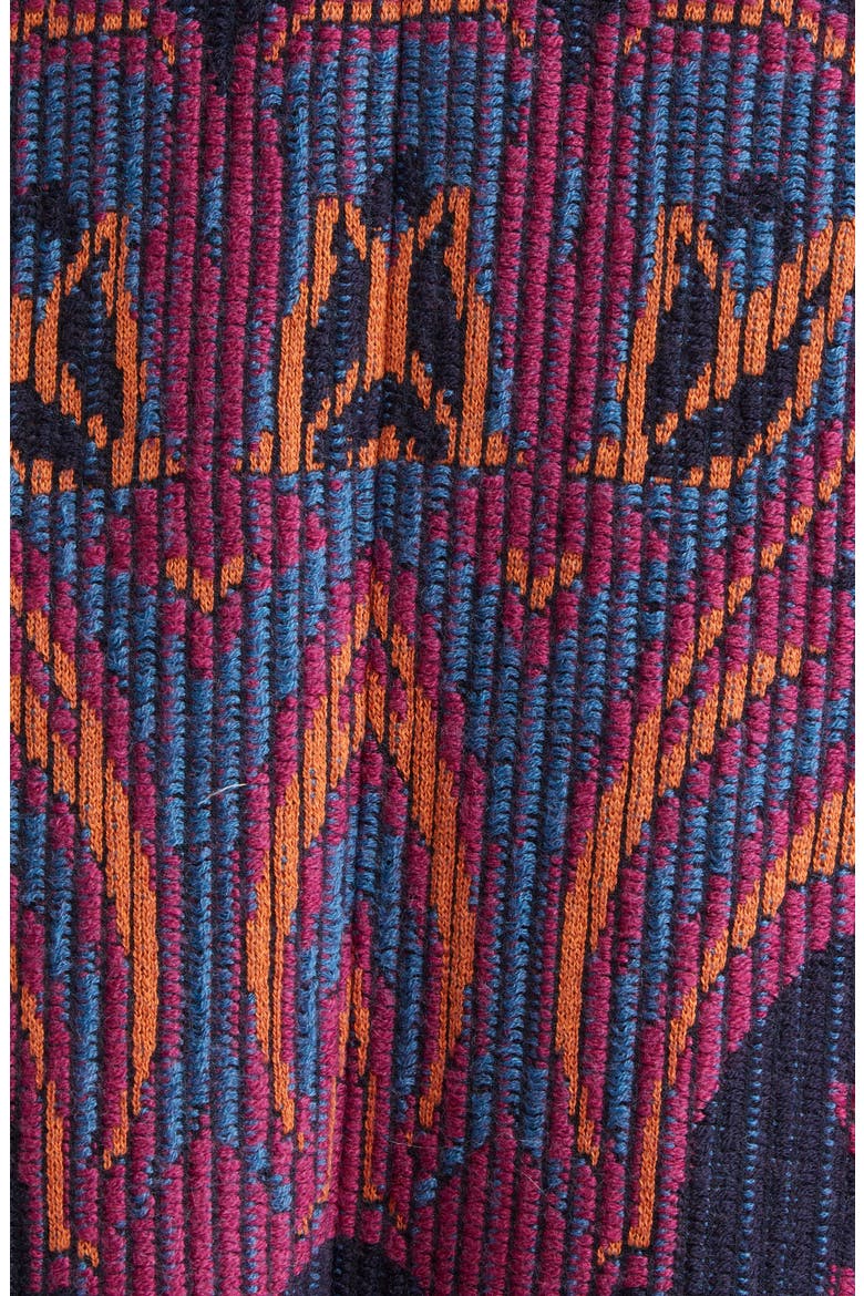 Wool Blend Knit Cape, Alternate, color, S9883 MULTICOLOUR/ BLUE