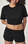 Florence by Mills Elasticized Back Crop T-Shirt