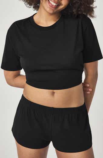 Florence by Mills Elasticized Back Crop T-Shirt