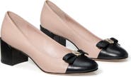 Kate Spade New York deco bow ballet cap toe pump