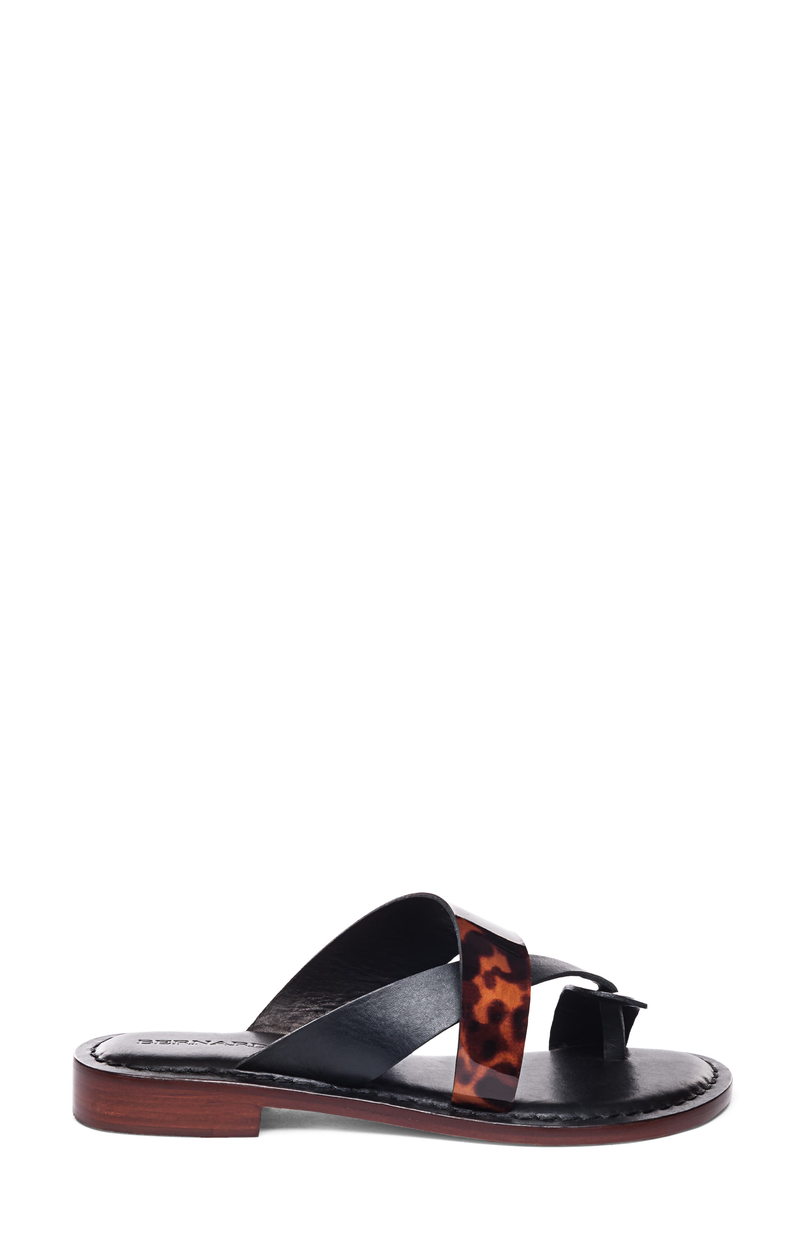 Tia Sandal, Alternate, color, BLACK/ TORTOISE