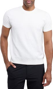 XRAY Check Short Sleeve Sweater