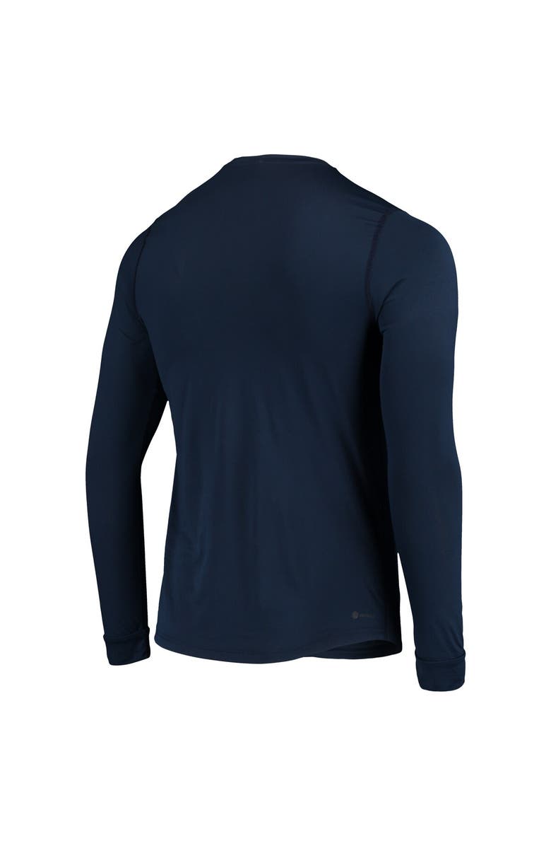 adidas Men's adidas Navy St. Louis Blues Dassler AEROREADY Creator Long Sleeve T-Shirt, Alternate, color, 