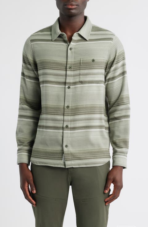 SeaWool Flannel Button-Up Shirt