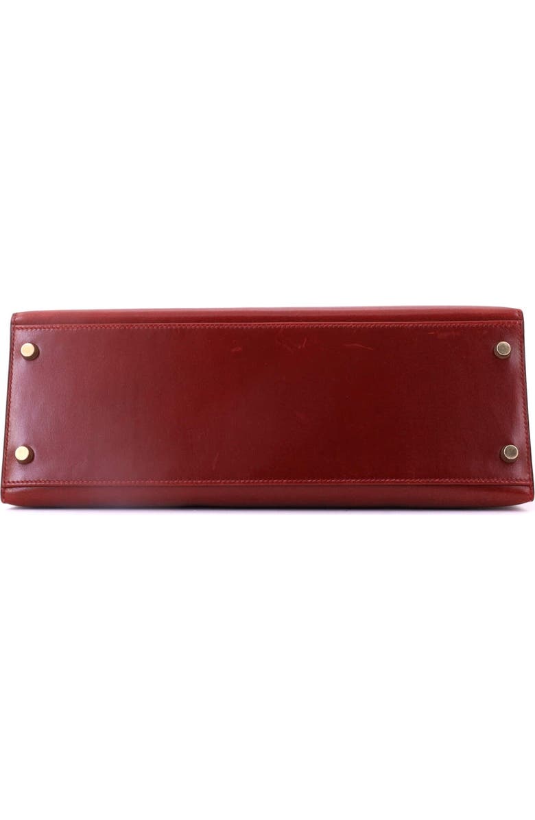 Pre-Owned Hermes Kelly Handbag Red Box Calf with Gold Hardware 32, Alternate, color, Rouge H