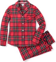 Petite Plume Imperial Tartan Cotton Pajamas