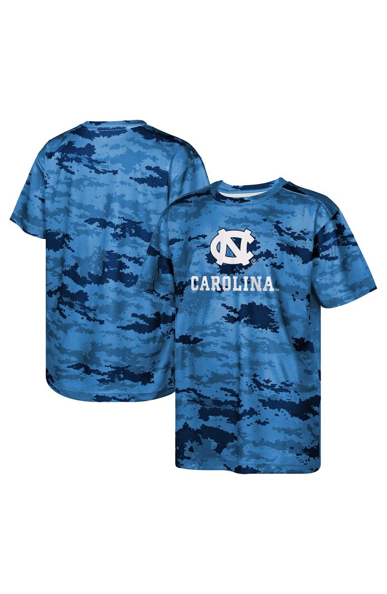Outerstuff Youth Light Blue North Carolina Tar Heels Scrimmage Sublimated T-Shirt, Alternate, color, Light Blue