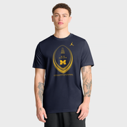 Jordan Brand Men's Jordan Brand Navy Michigan Wolverines Primetime Legend Football Icon Dri-FIT T-Shirt