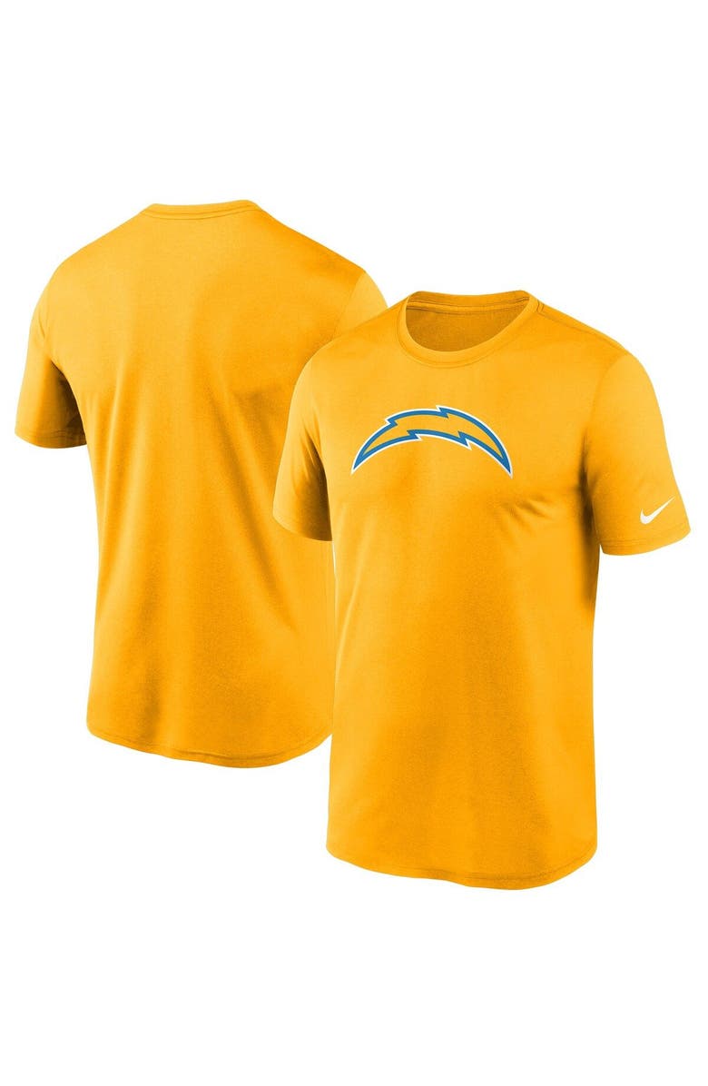 Nike Men's Nike Gold Los Angeles Chargers Logo Essential Legend Performance T-Shirt, Main, color, Gold