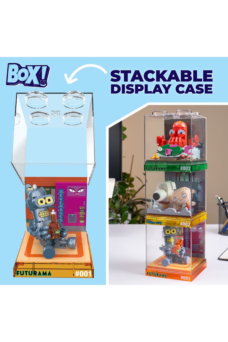 Futurama Baby Bender BOX! #001 Building Set, Alternate, color, Black