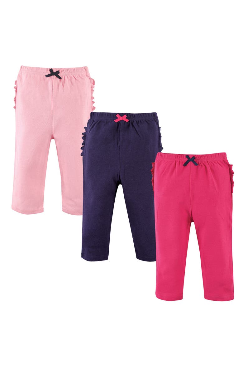 Soft Cotton Everyday Leggings, Alternate, color, Pink Navy
