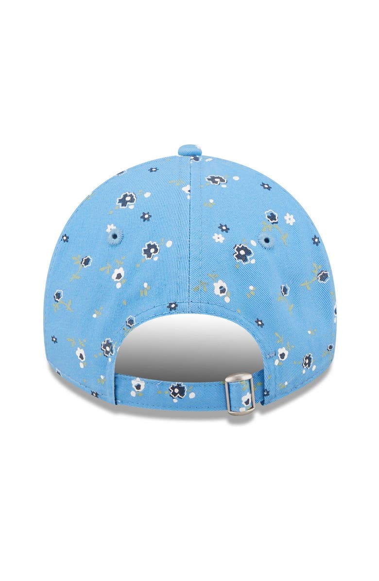 New Era Women's New Era Light Blue Tennessee Titans  Floral 9TWENTY Adjustable Hat, Alternate, color, 