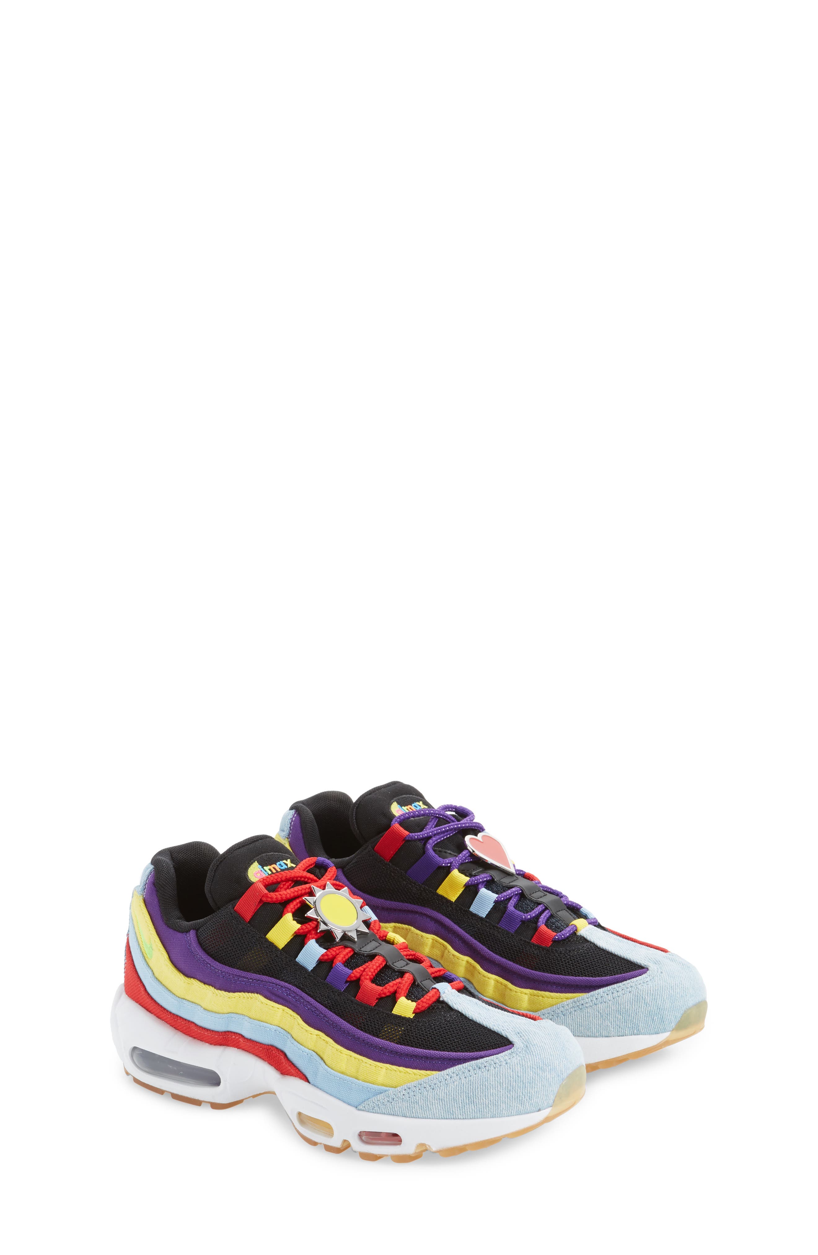 Air Max 95 SP Sneaker, Main, color, PSYCHIC BLUE/ YELLOW/ WHITE