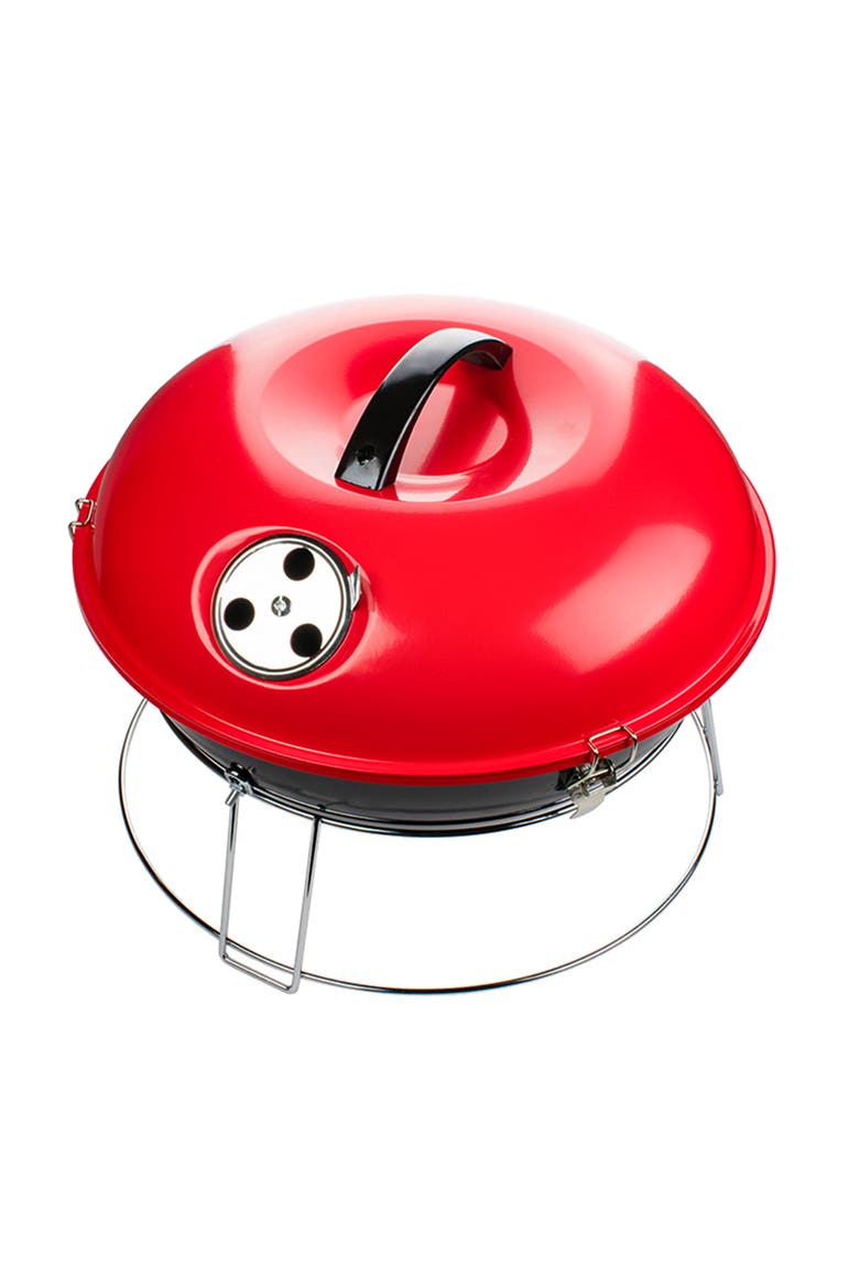 14 Inch Portable Charcoal BBQ Grill in Red, Main, color, Red