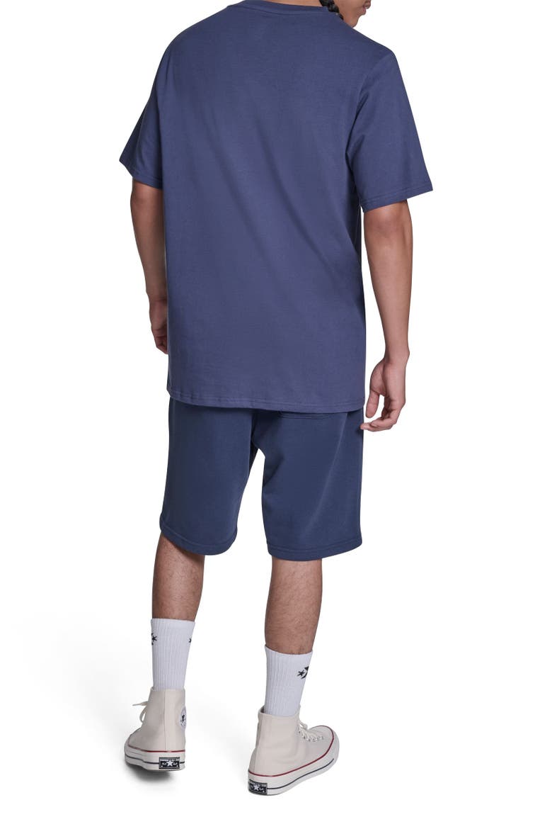 Broken Glass T-Shirt, Alternate, color, CONVERSE NAVY