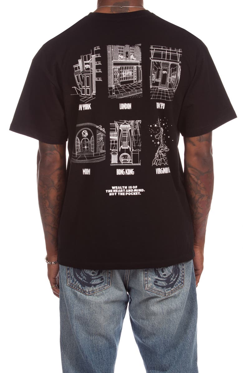 Billionaire Boys Club Stores Graphic T-Shirt, Alternate, color, Black