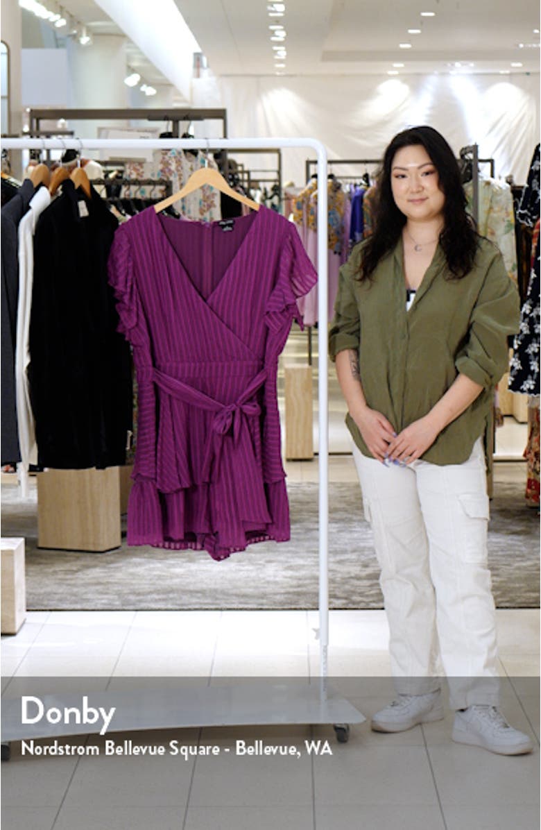 First Date Stripe Romper, sales video thumbnail